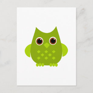 Groene Owl Briefkaart