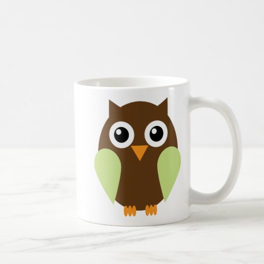 Groene Owl Koffiemok (Rechts)