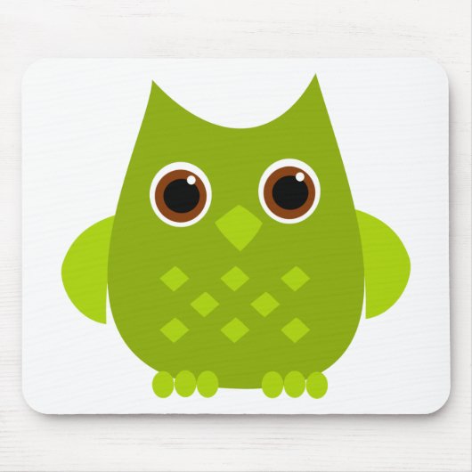 Groene Owl Muismat (Voorkant)