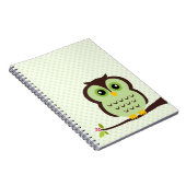 Groene Owl Notitieboek (Rechterzijde)