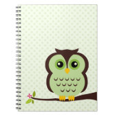 Groene Owl Notitieboek (Voorkant)