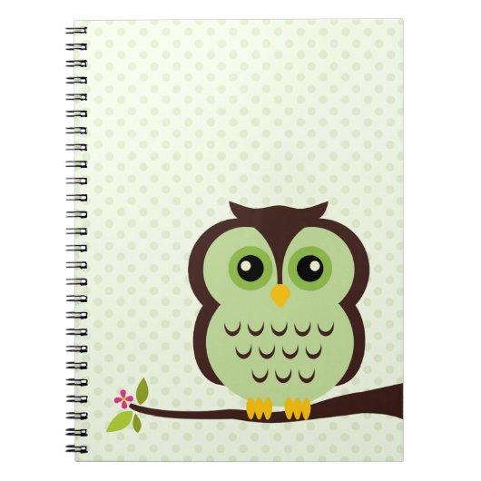 Groene Owl Notitieboek (Voorkant)
