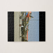 Groene P51 Mustang, LinkerSide_WII Planes Legpuzzel (Horizontaal)