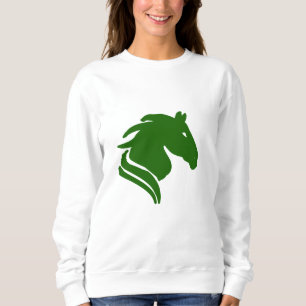 Groene Paard Zodiac Energie Sweatshirt