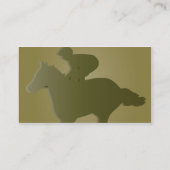 Groene paarden - Bedrijven Visitekaartje (Achterkant)