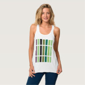 Groene Paars Black Hues Tanktop (Volledige Voorkant)