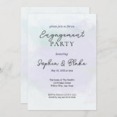 Groene/Paarse Abstracte Waterverf Kaart (Voorkant / Achterkant)