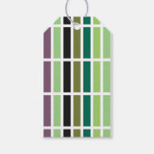 Groene Paarse Black Hues Cadeaulabel (Voorkant)