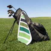 Groene Paarse Black Hues Golfhanddoek (Groen)