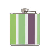 Groene Paarse Black Hues Heupfles (Achterkant)