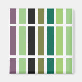 Groene Paarse Black Hues Magneet (Voorkant)