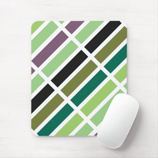 Groene Paarse Black Hues Muismat (Met muis)