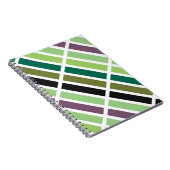 Groene Paarse Black Hues Notitieboek (Rechterzijde)