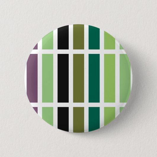 Groene Paarse Black Hues Ronde Button 5,7 Cm (Voorkant)