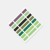 Groene Paarse Black Hues Servet (Hoek)