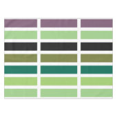Groene Paarse Black Hues Tafelkleed (Voorkant (Horizontaal))