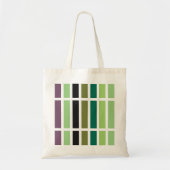 Groene Paarse Black Hues Tote Bag (Voorkant)