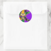 Groene Paarse Gouden Maskerade Feest Stickers (Tas)