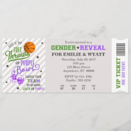 Groene Paarse Gratis Gooien of Bogen Geslacht Onth Kaart