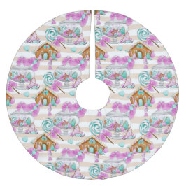 GROENE & PAARSE KERSTMIS SNOEPJES & HUIZEN KERSTBOOM ROK