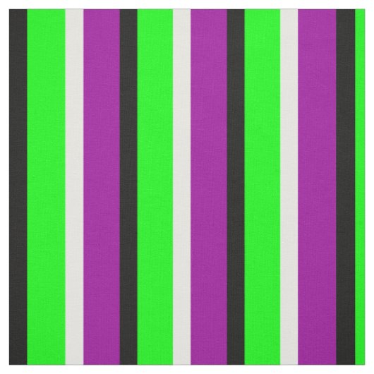 Groene Paarse strepen Textiel Stof (Swatch)