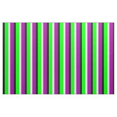 Groene Paarse strepen Textiel Stof (Fat Quarter)
