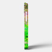 Groene paarse textuur Case-Mate iPhone case (Achterkant / Links)