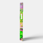 Groene paarse textuur Case-Mate iPhone case (Achterkant / Rechts)