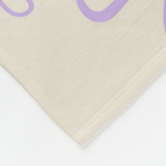 Groene Paarse tropische bloemenbotanische zomer Fleece Deken (Hoek)