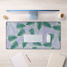 Groene Paarse varen bladeren retro jaren 70 bloeme