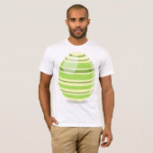 Groene paasei Mannen T-shirt (Voorkant volledig)