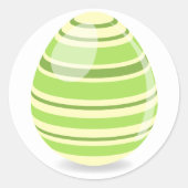 Groene paasei Stickers (Voorkant)