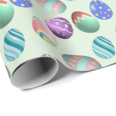 Groene paasmakreel paasparelsnoer cadeaupapier (Rol Hoek)