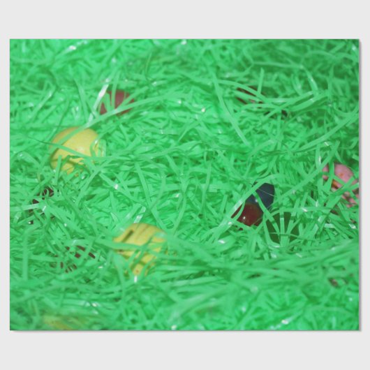 Groene Paasmassa Achtergrond Cadeaupapier (Vlak)