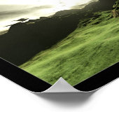 Groene pad poster (Hoek)