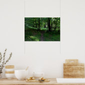 Groene pad poster (Keuken)