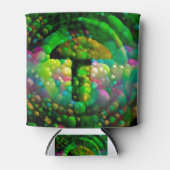 Groene paddenstoel blikjeskoeler (Voorkant)