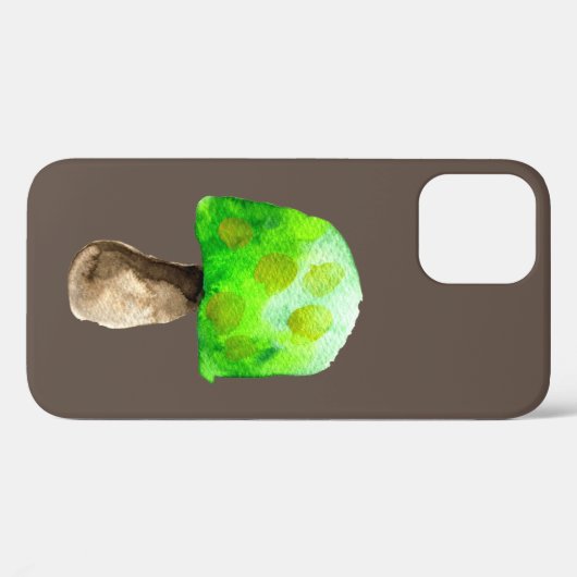 Groene paddenstoel waterverf schattige schimmels Case-Mate iPhone case (Achterkant (horizontaal))