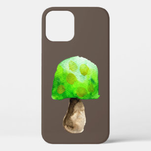 Groene paddenstoel waterverf schattige schimmels Case-Mate iPhone case