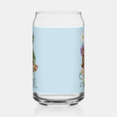 Groene Paddestoel Dragon Fantasy Bloemen Blikvorm Glas (Links)