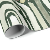 Groene paden voor abstracte waterverf Verpakkingsp Cadeaupapier (Rol Hoek)