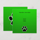 Groene pagina afdrukken kaart (Voorkant / Achterkant)