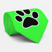 Groene pagina afdrukken stropdas (Opgerold)