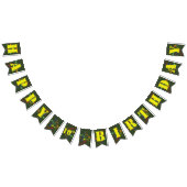 Groene Paintball-feest Vlaggetjes (Alle)