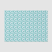 Groene Paisley Bloemmotief • Modern Boho  Tissuepapier (Voorkant)