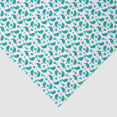 Groene Paisley Bloemmotief • Modern Boho  Tissuepapier (Detail)