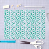 Groene Paisley Bloemmotief • Modern Boho  Tissuepapier (Craft)