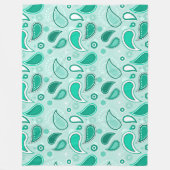 groene paisley deken (Voorkant)