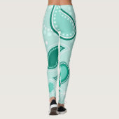 groene paisley leggings (Achterkant)