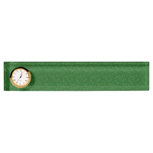 Groene Paisley Naambordje (Voorkant)